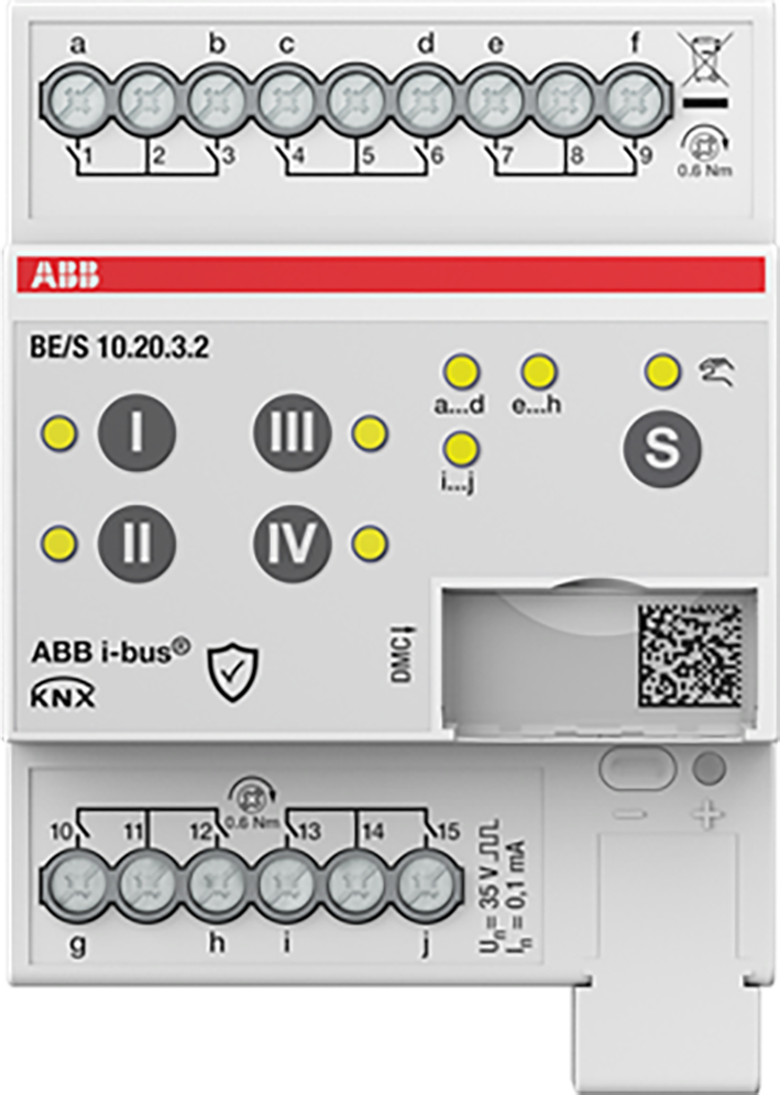 ABB Busch-Jaeger Binaire ingang, 10-voudig voor potentiaalvrije contacten handmatige be - 9paa00000198298 - 20087885