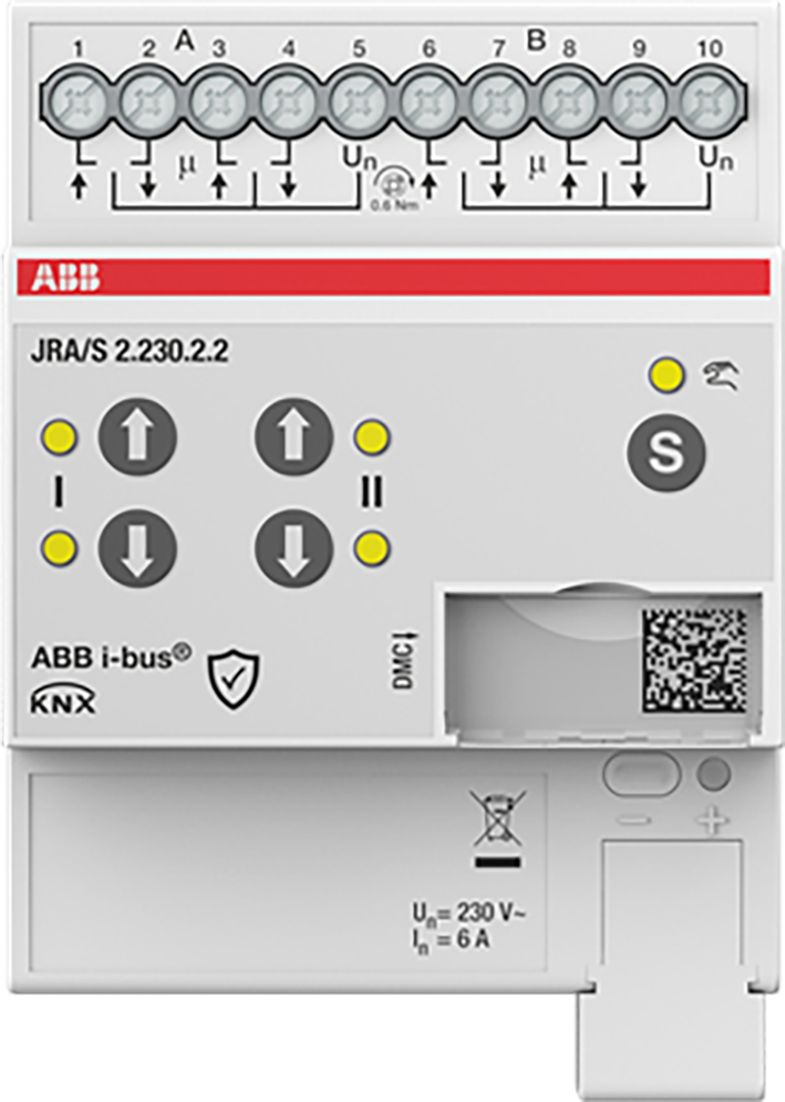 ABB Busch-Jaeger Jaloezie- en rolluikactuator Jaloezie- en rolluikactuator, 2-f, 230 V  - 9paa00000198319 - 20087892