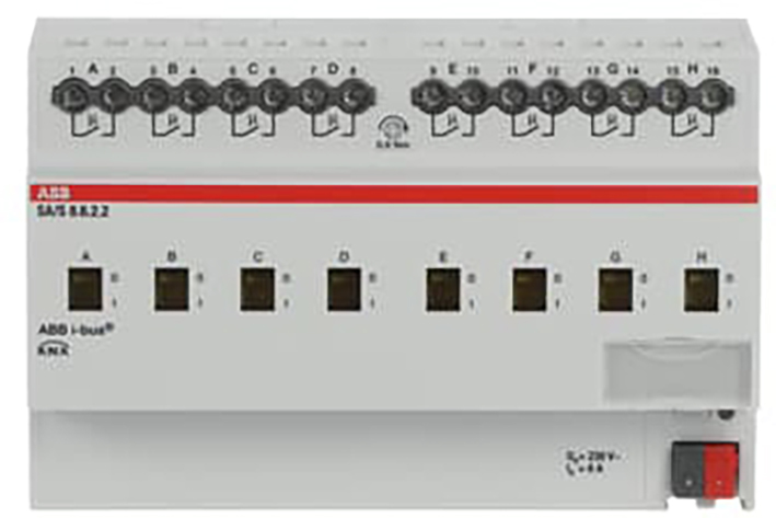 ABB Busch-Jaeger Schakel aktor, standaard KNX 8-voudig, 6 ampere - 9paa00000243665 - 20087863