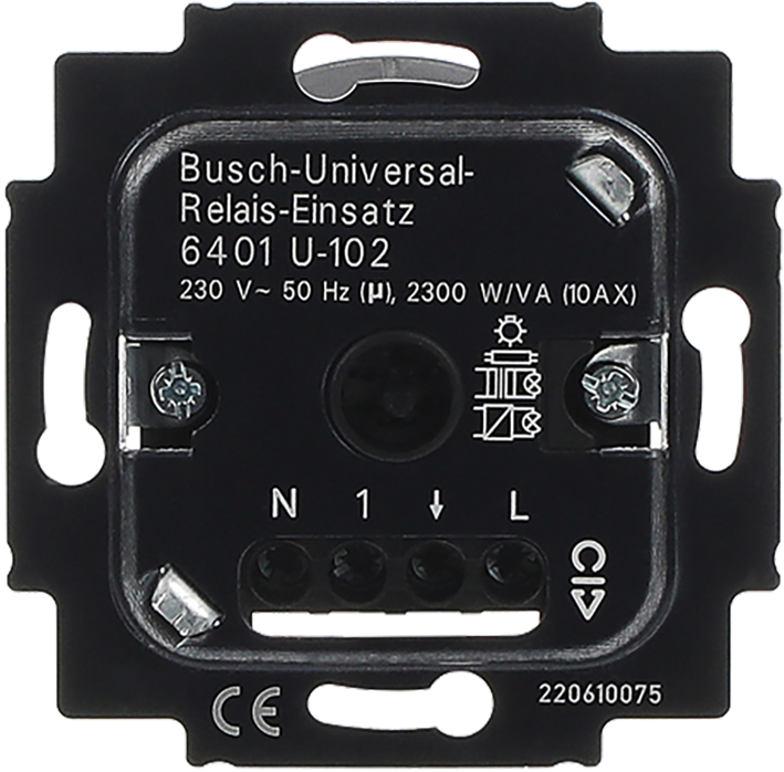 ABB Busch-Jaeger Universele relaissokkel 10A inb - 9paa00000298218 - 20090723
