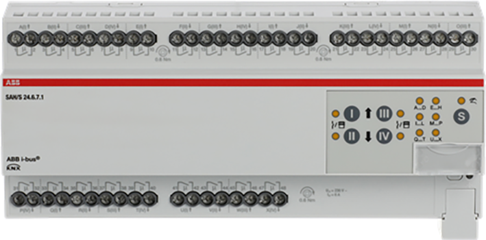 ABB Busch-Jaeger Schakel/Jaloezie aktor, residentieel KNX 24 voudig, 6 ampere - 9paa00000319126 - 20087854