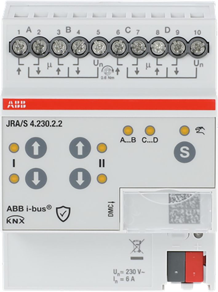 ABB Busch-Jaeger Jaloezie- en rolluikactuator Jaloezie- en rolluikactuator 4-f, 230 V h - 9paa00000334433 - 20087893