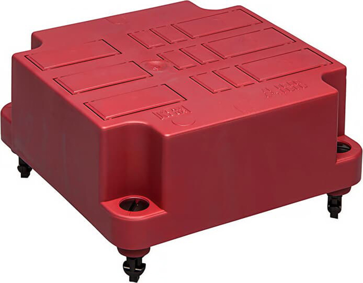 ABB Installatiedozen en -kasten Deksel 3640 rood met uitbreekpoorten voor GST18 chassisdelen gerecycle - 9paa00000351270 - 20087371