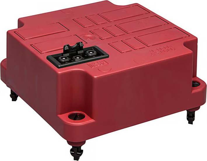 ABB Installatiedozen en -kasten Deksel 3640 rood met GST18 connector 1x3-p gerecycled kunststof - 9paa00000351271 - 20087375