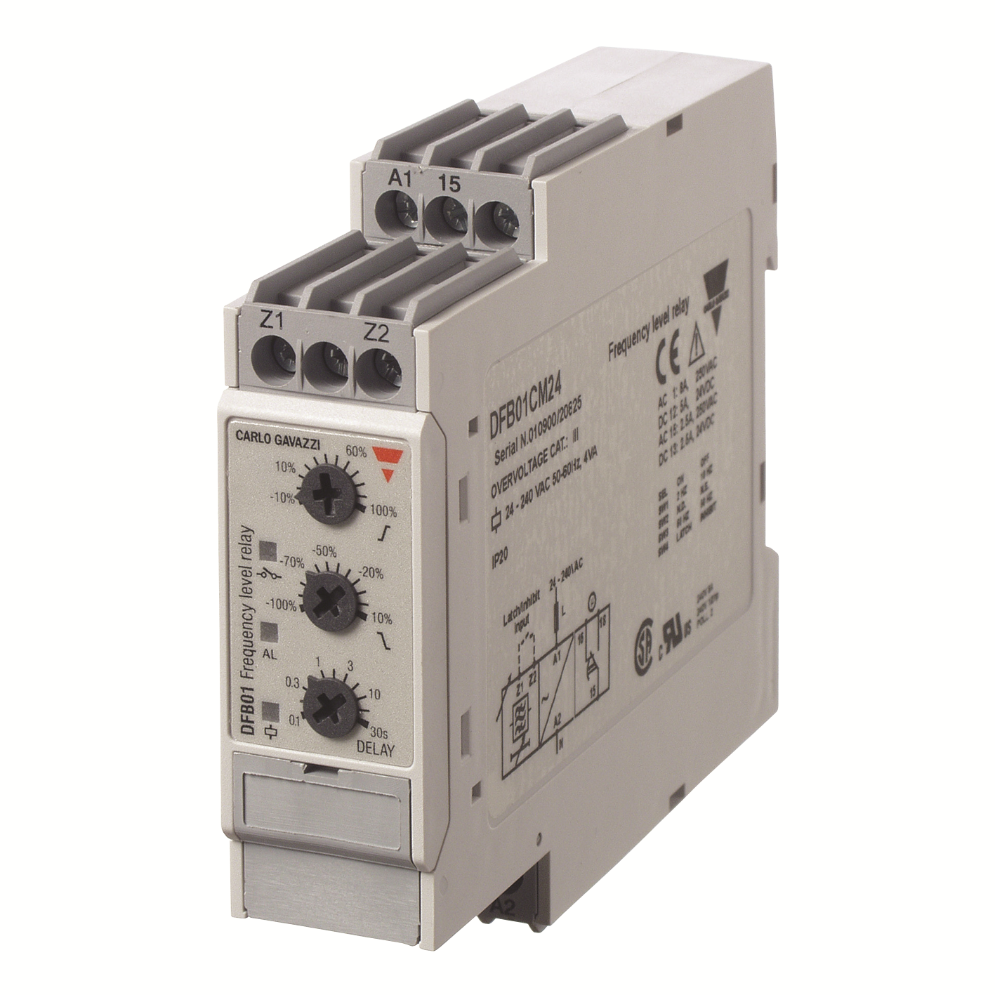 CARLO GAVAZZI frequentierelais 24-240vac 50/60hz DFB01CM24 - Ac490b8d cc95 4b5c bc38 9657a8febbe0 - 11006560