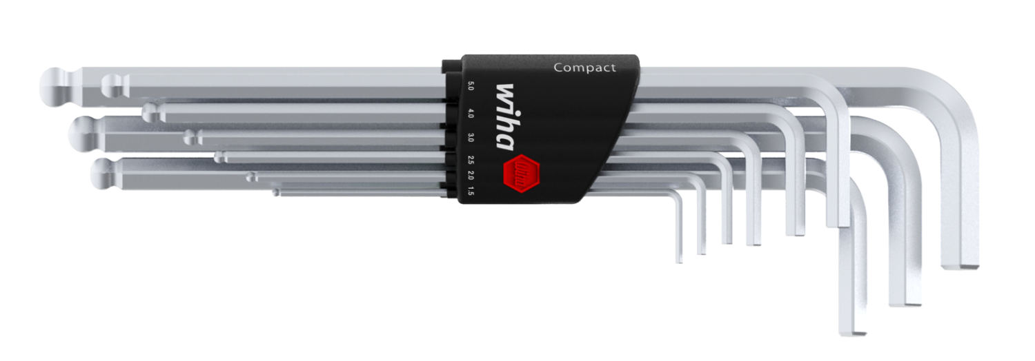 WIHA Inbussleutelset Kogelkop Compact mat verchroomd 369 1,5-10mm, 10- - Bf89f817 6fab 418f 9d6a 4b82fda149b8 - 20012512