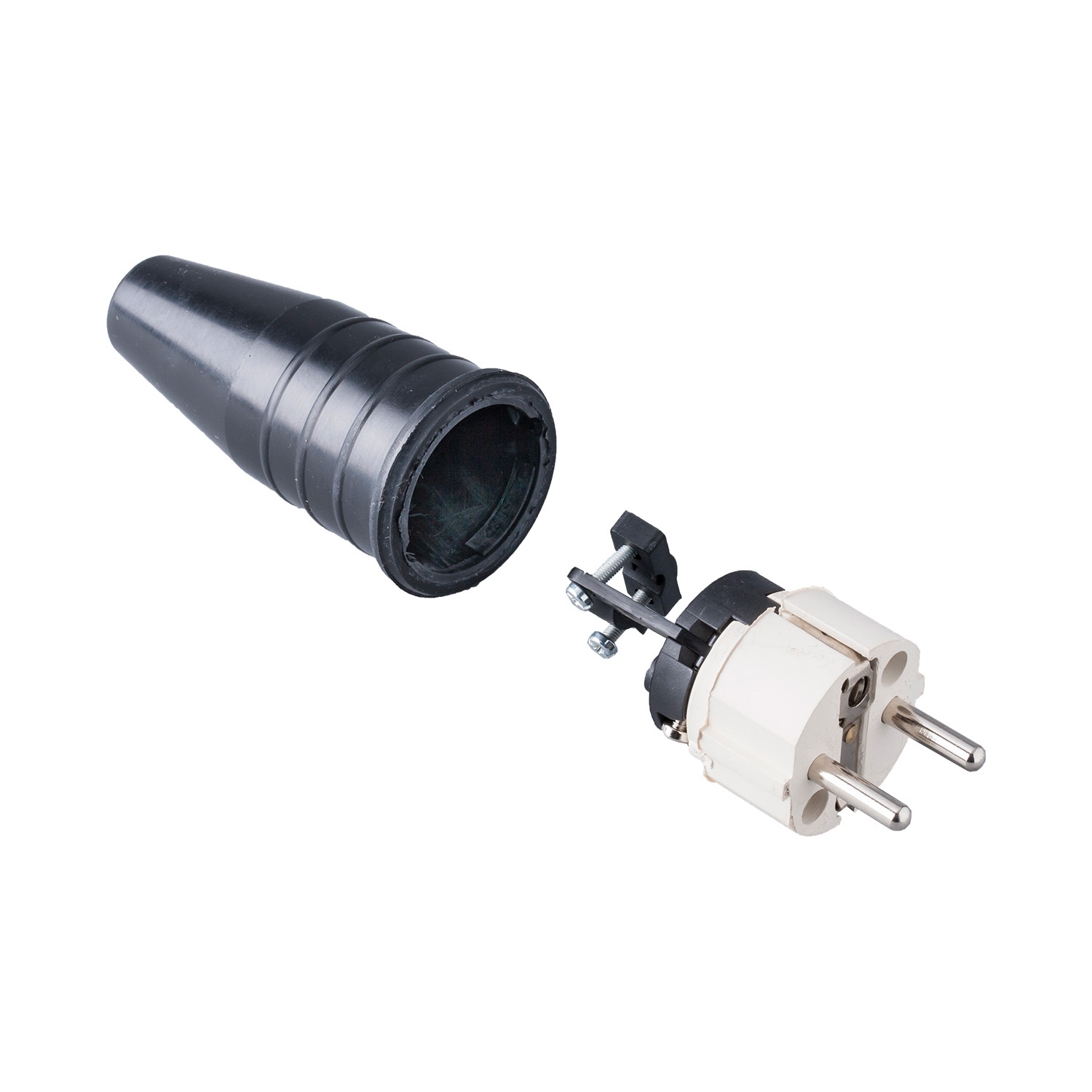 Keraf Volrubber contactstop 16A 250V~ bus/randaarde blok wit - C0cc86ee0bb6cb4cc791a725414258e0 - 20157423