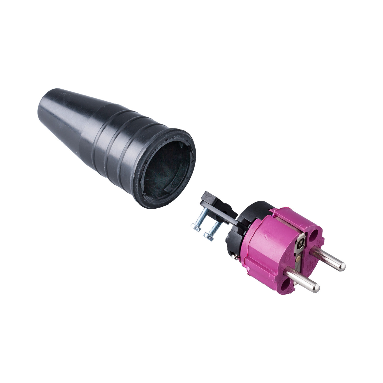 Keraf Volrubber contactstop 16A 250V~ bus/randaarde blok paars - Cfa51637ef6aa0228a3ce7a2c77e1783 - 20157275