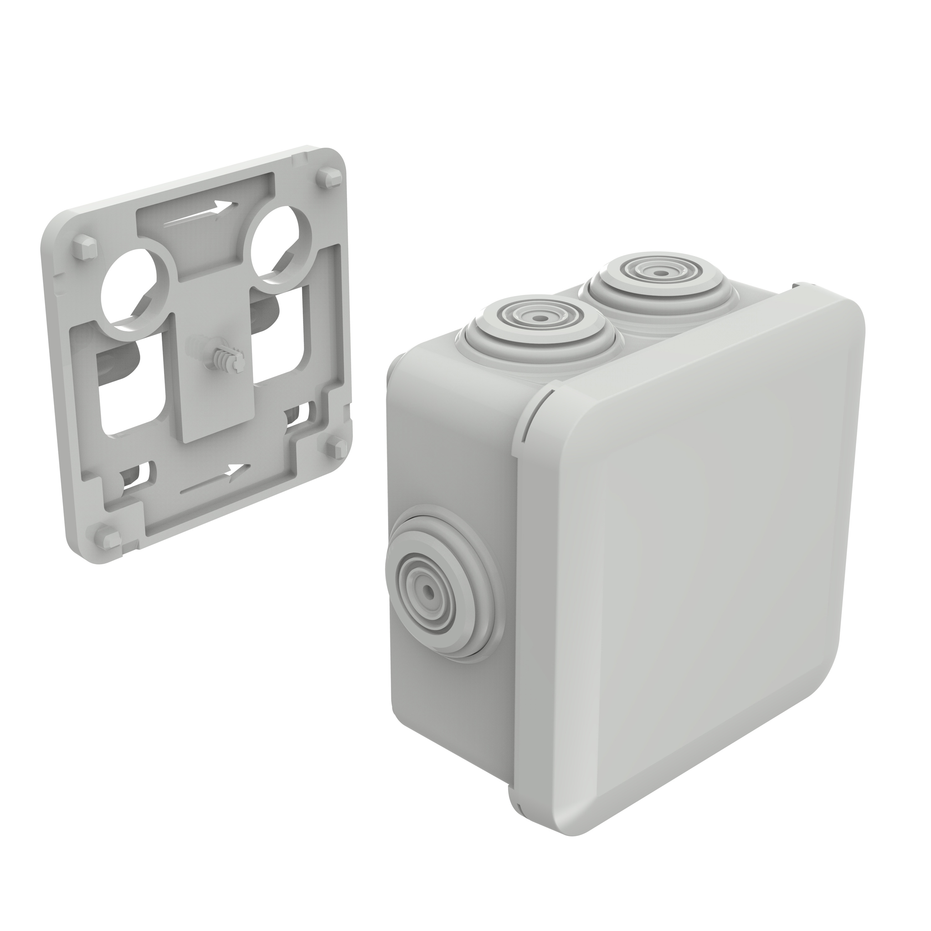 CABLOFIL Plexo P31+ Kit adapter+lasdoos 80x80mm - Cm 350547 web r - 20040945