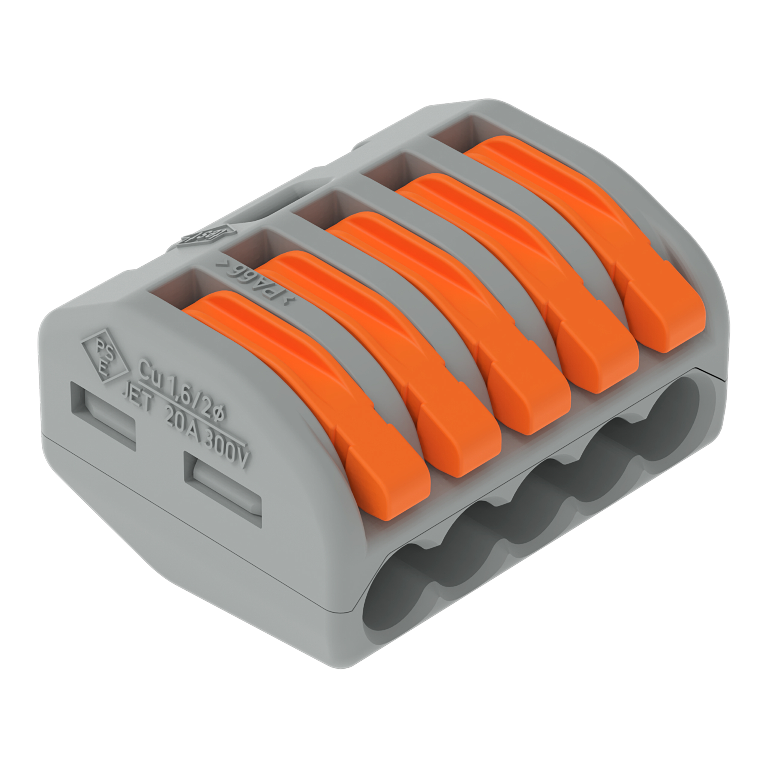 WAGO 5v verb.klem met clip a 40 stuks 222-415 grijs - Dfc78f1d 250f 4ada 9b2c 32262d35224b - 11002111