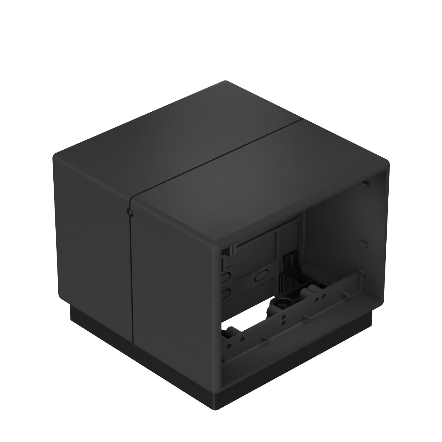 OBO vloerzuil 118x118x97 pa grafietzwart 7408292 - E1c409a4f26aeaeb049faab386cd30bd - 2014966