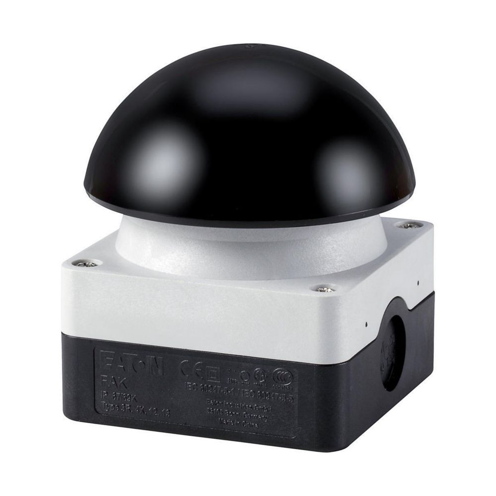 Eaton Voet-/slagdrukknop, 1M, paddestoel zwart - Eaton 116a079 l - 20059538
