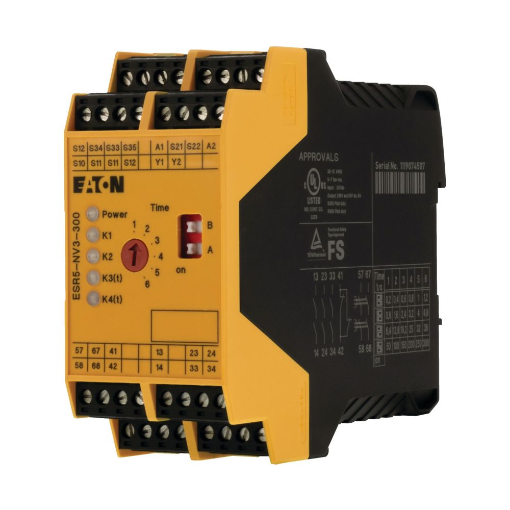 Eaton Nood-Stop / hekwerkbewaking / lichtscherm 24Vdc, 0-300 s. vertraging - Eaton 171858 l - 20061331