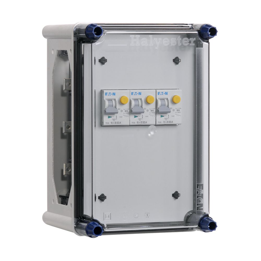 EATON groepenkast 3x aardlekautomaat b16 1861.950 - Eaton 1861950 r - 8006384