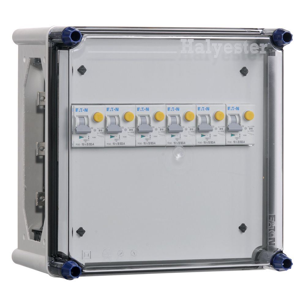 Eaton Lichtgroepenkast RCBO 6x16A incl. rails - Eaton 1861951 r - 20062474