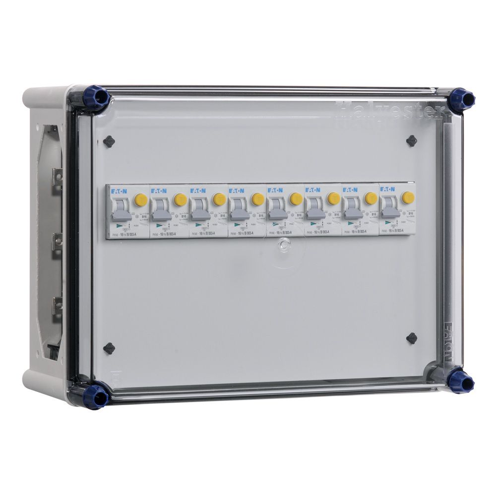 Eaton Lichtgroepenkast RCBO 8x16A incl. rails - Eaton 1861952 r - 20062475