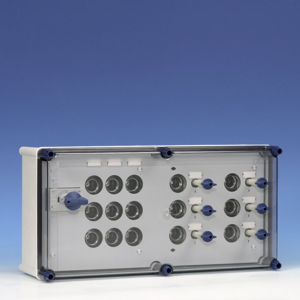 Eaton Licht-en krachtgr.kast 63A 4p 6xDII-3xDII + rails - Eaton 1864014 r - 20062585