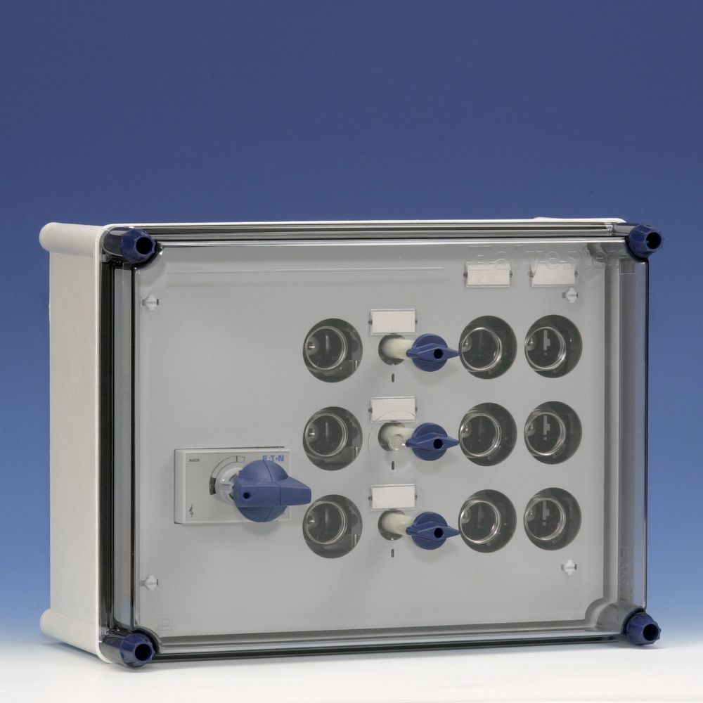 Eaton Licht-en krachtgr.kast 40A 4p 3xDII-2xDII + rails - Eaton 1864018 r - 20062589
