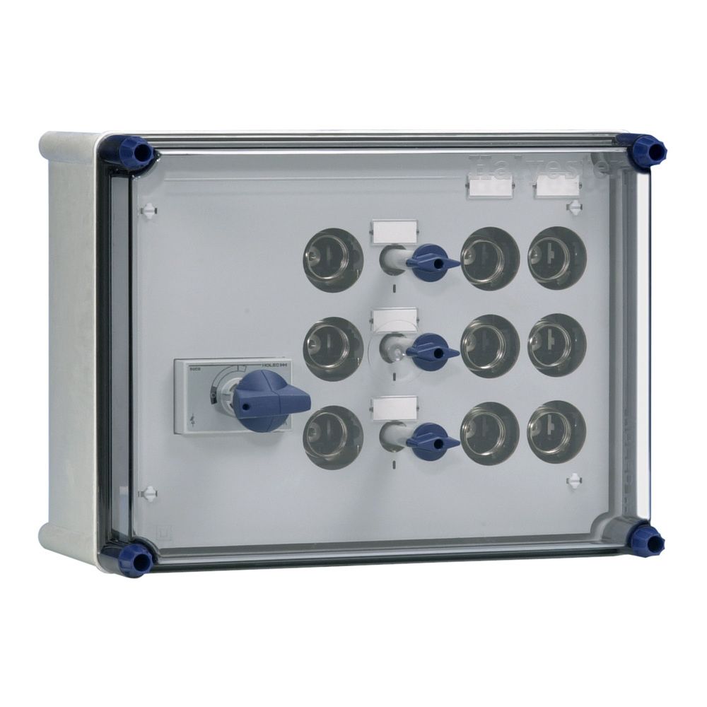 Eaton Licht-en krachtgr.kast 63A 4p 3xDII-2xDII + rails - Eaton 1864019 r - 20062590