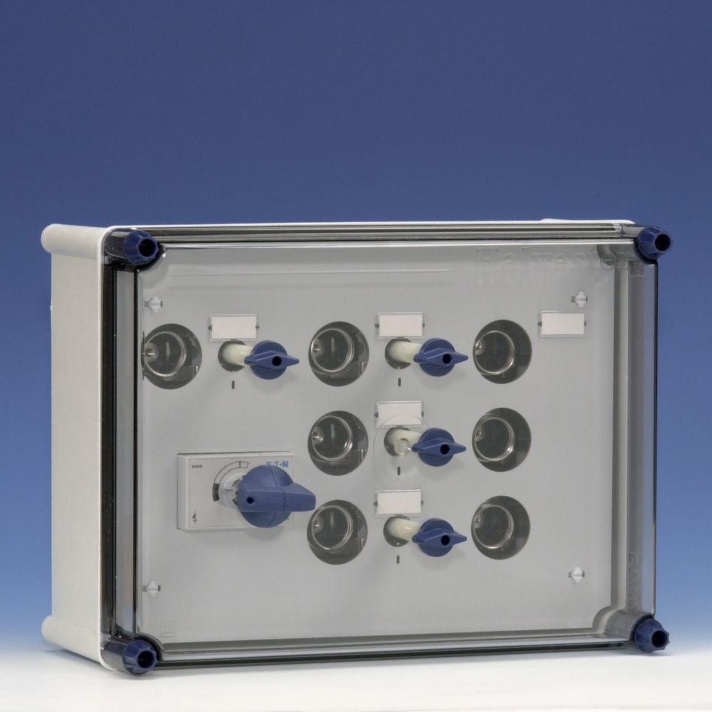 Eaton Licht-en krachtgr.kast 63A 4p 4xDII-1xDII + rails - Eaton 1864021 r - 20062592