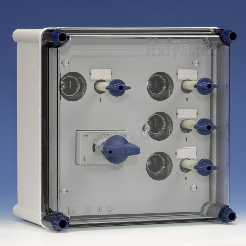 Eaton Lichtgroepenkast 1x40A Duco 4p 2xDII + rails - Eaton 1864022 r - 20062593