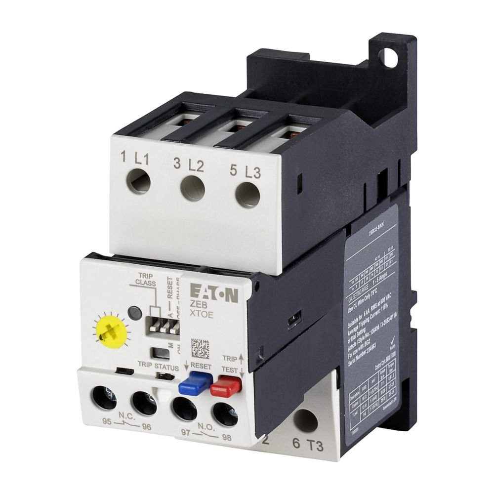 Eaton Electronisch bev. relais ZEB32 0,33-1,65A losse opstelling - Eaton 2327pic 23 l - 20060322