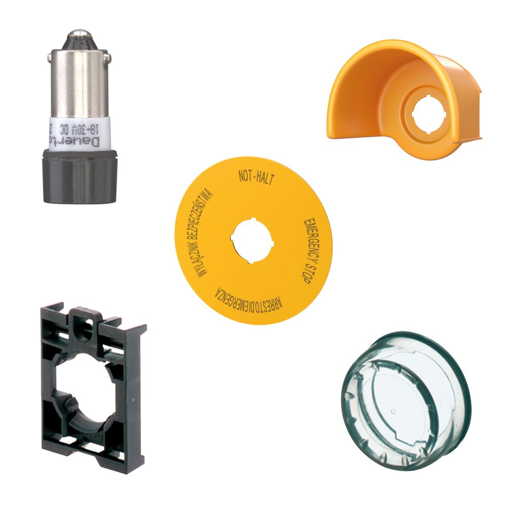 EATON tekstschild drukknop rood m22-xd-r-x0 - Eaton es pmcc icp accessoriesforpushbuttons fm - 11001809