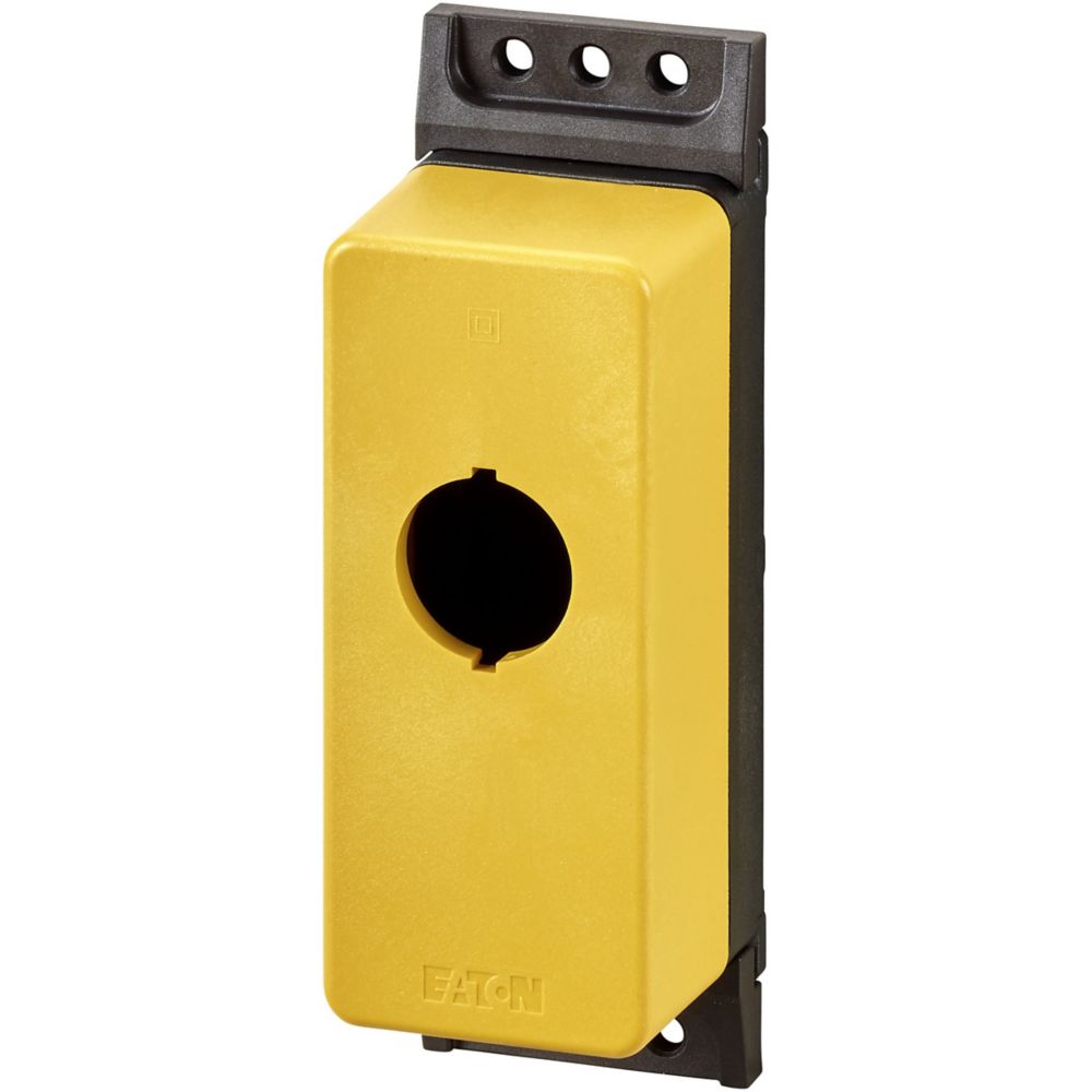 Eaton Opbouwkast vlak, geel, 1 inbouwplaats, 1 x M22 - Eaton m22 fiy1 ltp - 20063682