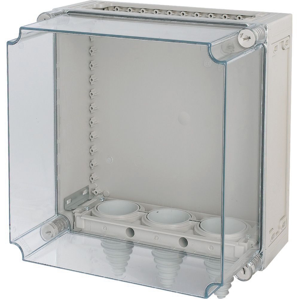 Eaton Kast Ci, HxWxD=375x375x275mm, deksel transparant, 3x kabelflens, boven - Eaton vt18313 l - 20058356