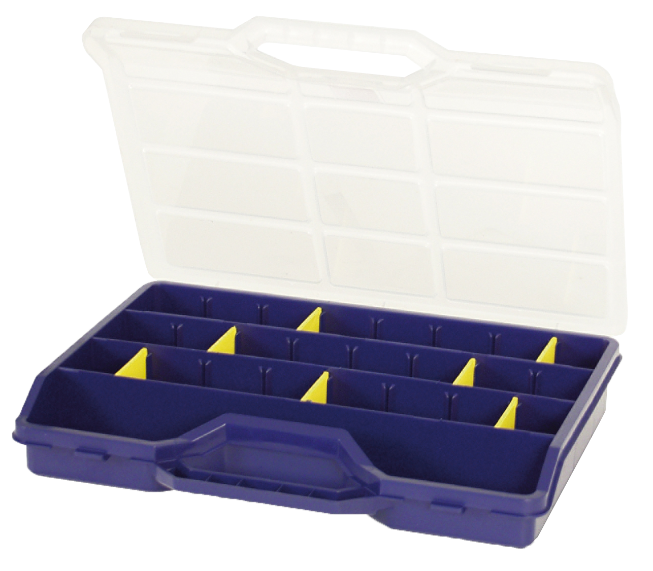 TAYG ass. doos leeg klein geel/blauw 312x238x51mm 26 vakken - Ebb226e8 7022 40a7 b223 c6da99924852 - 332296