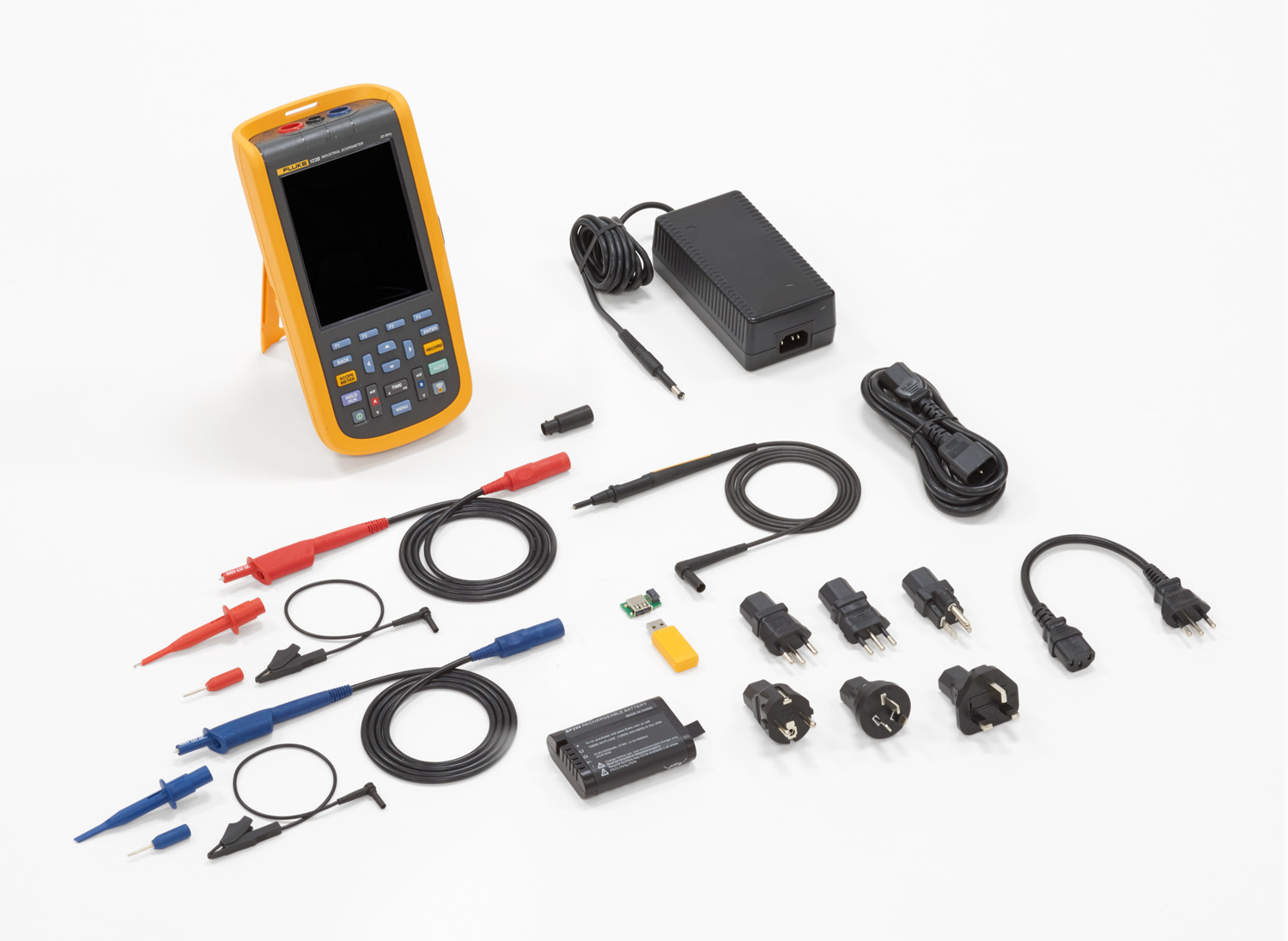 Fluke Industri&euml;le ScopeMeter 20MHZ, EU - F 123b 04a c - 20011832