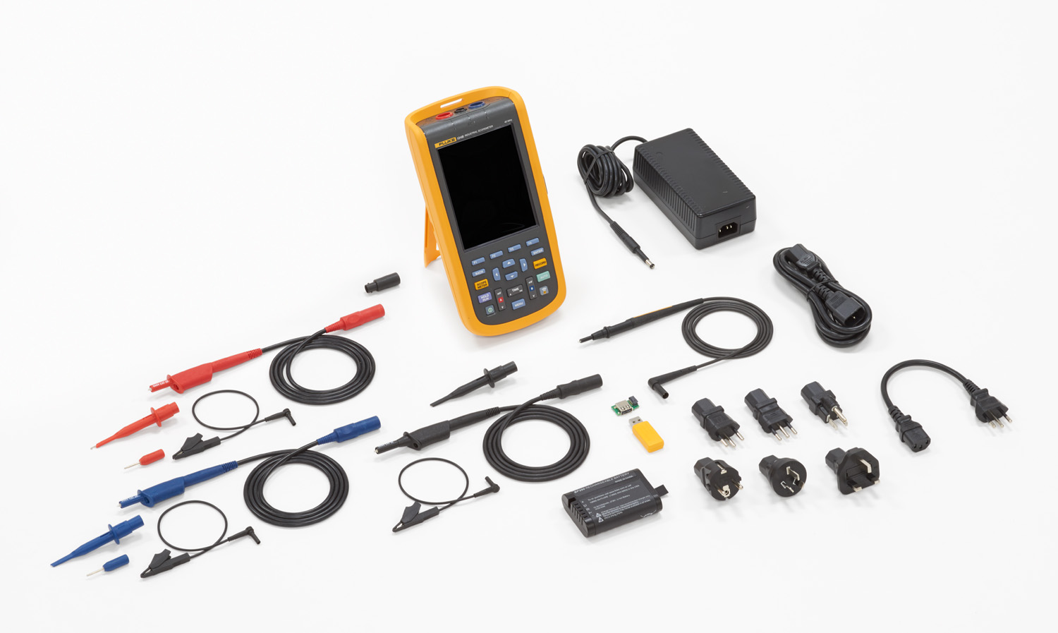 Fluke Industri&euml;le ScopeMeter 40MHZ, EU - F 124b 04a c - 20011833