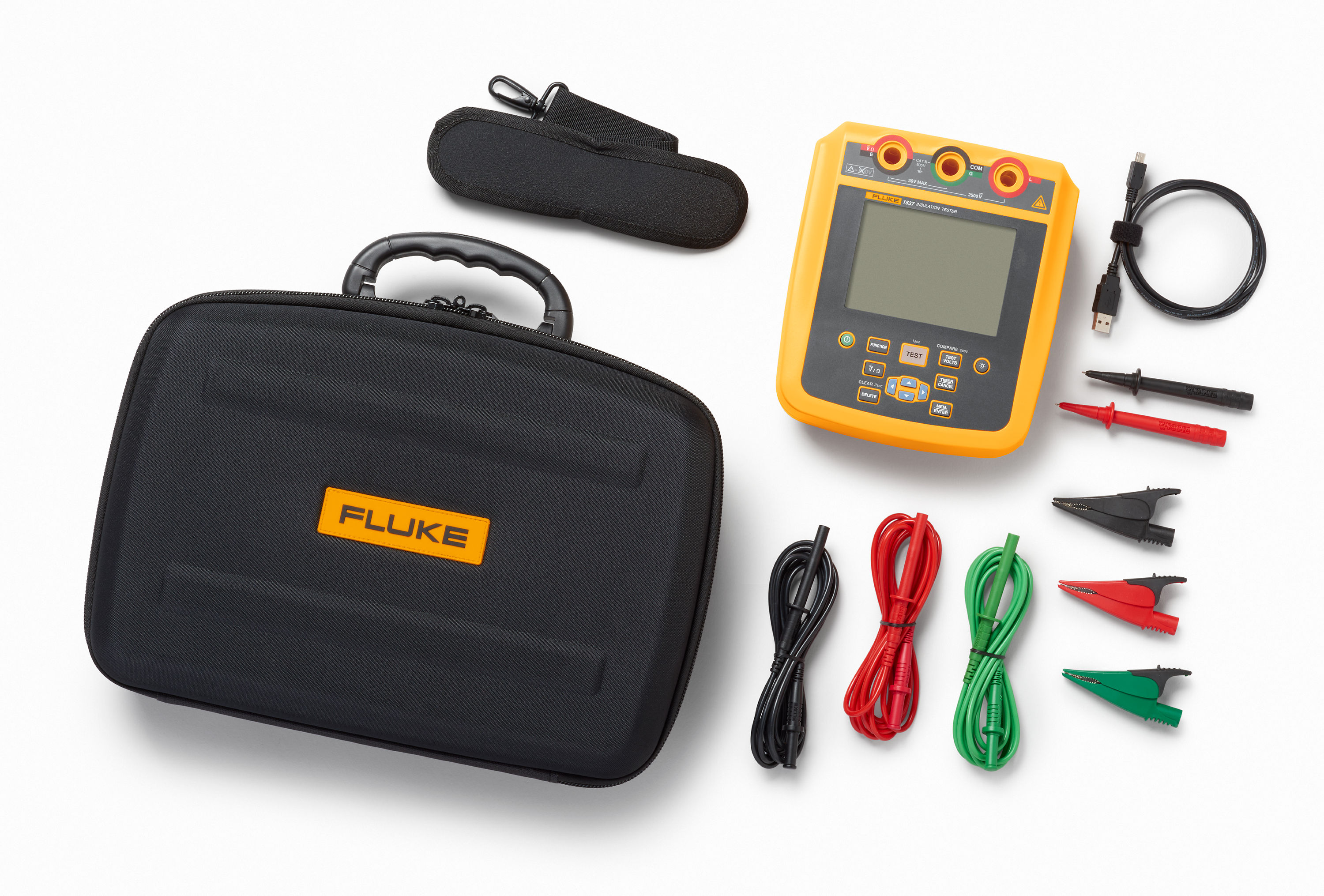 Fluke 1537 geavanceerde isolatietester van 2500 V - F 1537 06apsd full resolution compressed - 20011990