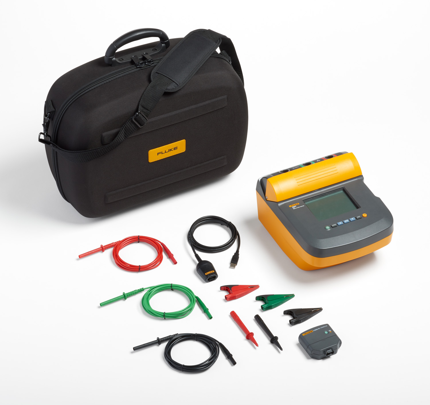 Fluke 5KV isolatieweerstandstester met IR3000 FC connector - F 1550c 5kv ir3000 01a c - 20011855