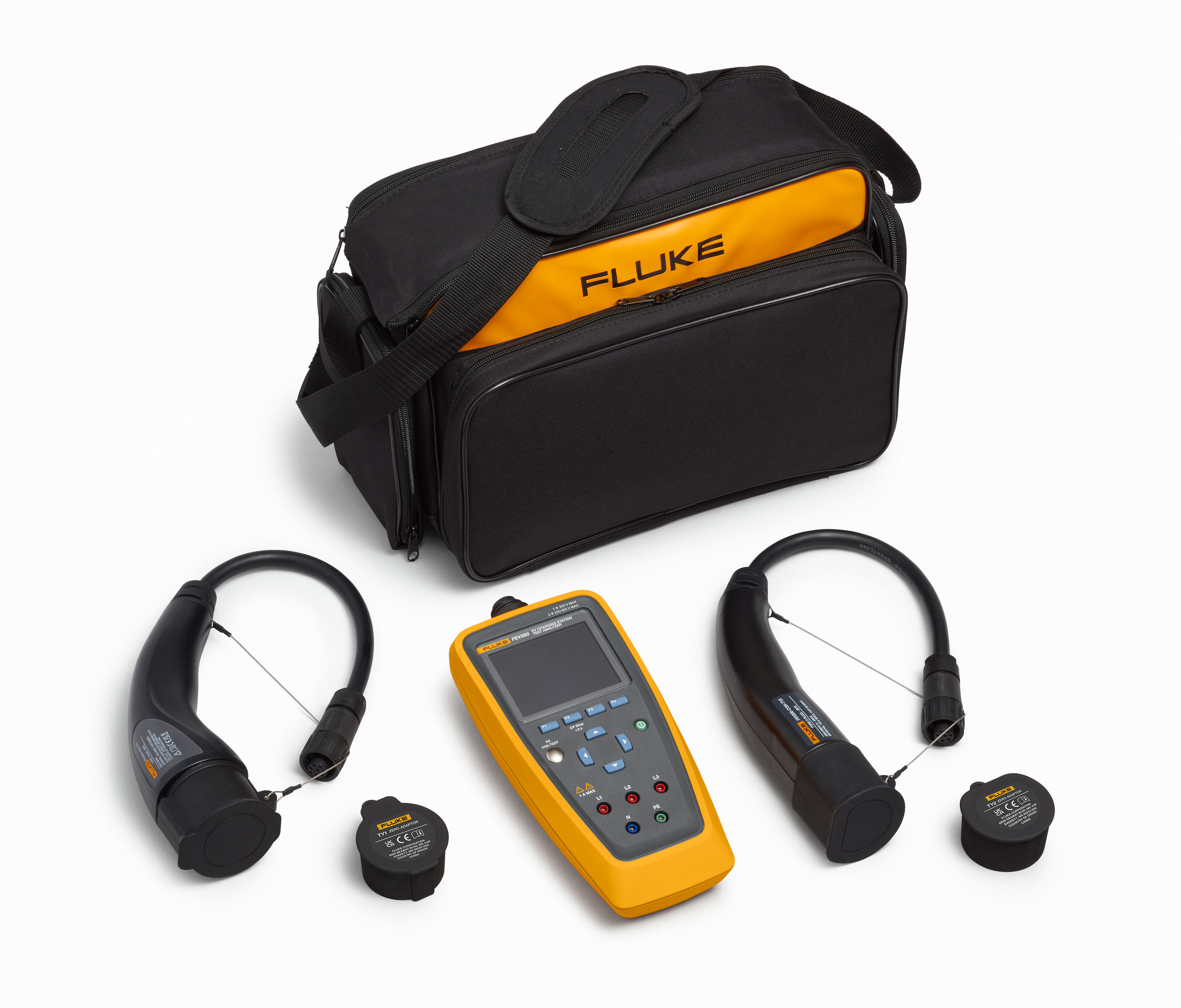 Fluke FEV350 EV Charging Station Analyzer voor type 1- en 2-connectoren - F 5348072 fev350 kit 01apsd full resolution compressed - 20011967