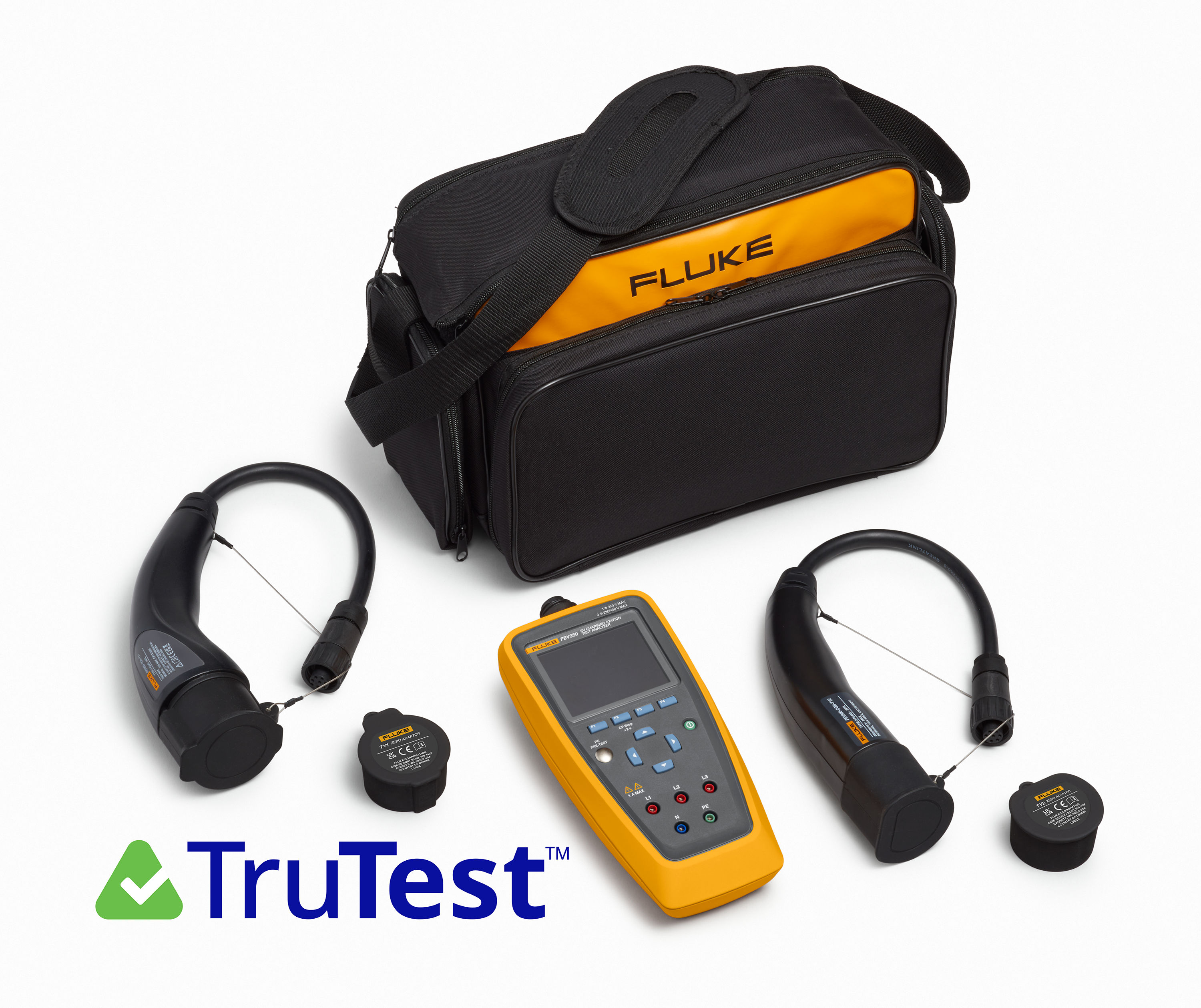 Fluke FEV350 EV-laadstationanalyzer voor type 1 en 2 met TruTest-software - F 5590668 fev350 kit pro 01apsd full resolution compressed - 20011985