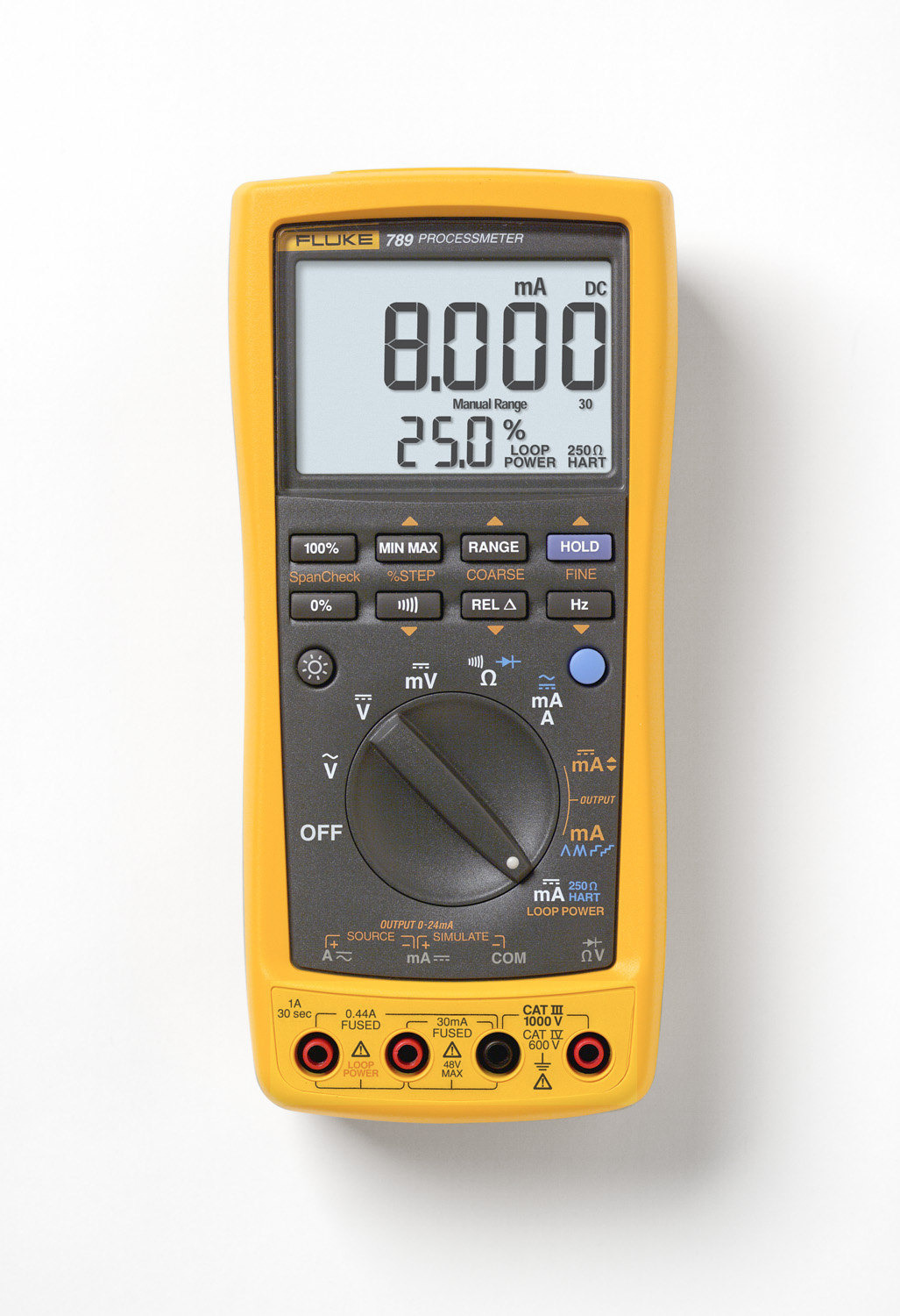 Fluke Process Meter met 24V-lusvoeding - F 789 01e c - 20011621