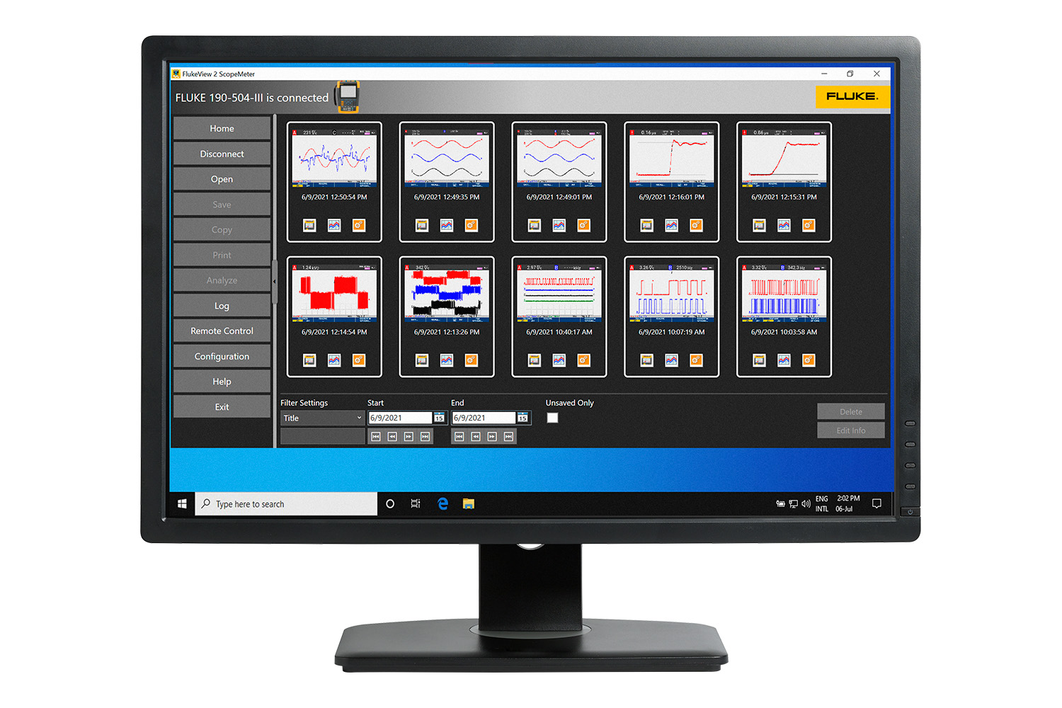 Fluke SOFTWARE, FLUKEVIEW-2 SCOPEMETER PC-SOFTWAREPAKKET - F flukeview2 04a w - 20011937
