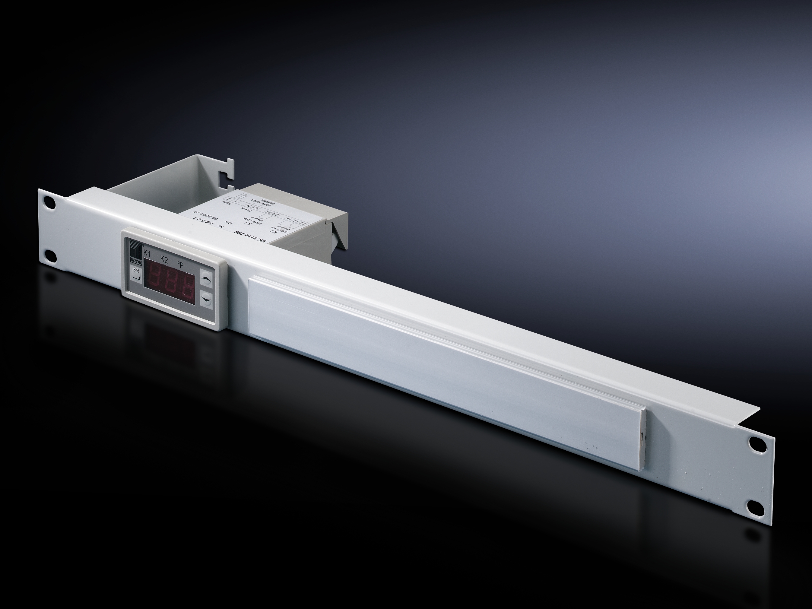 Rittal DK Patchpanel 1HE mDigit 2trapsthermost - Fri100500995 - 20135497