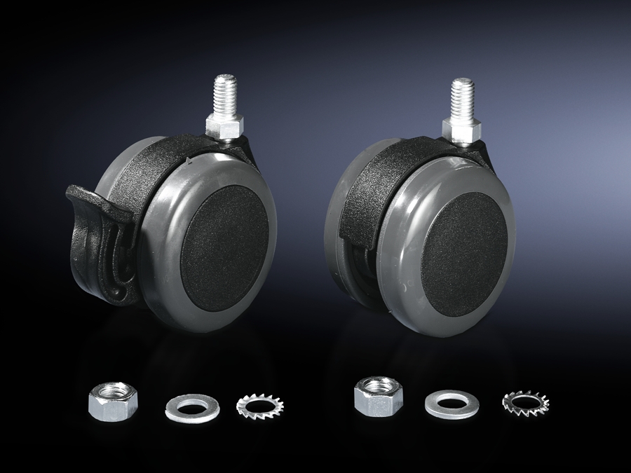 Rittal CP Zwenkwielen dubbel 75kg Set 2xm/2zRem - Fri100536495 - 20135179