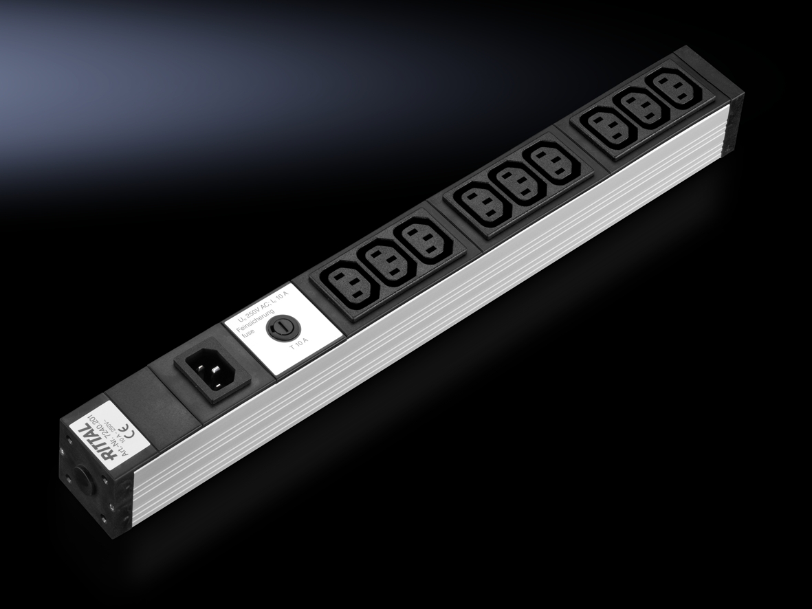 Rittal DK Wandcontactdoosstrook IEC-10A 9WCD - Fri161319695 - 20135555
