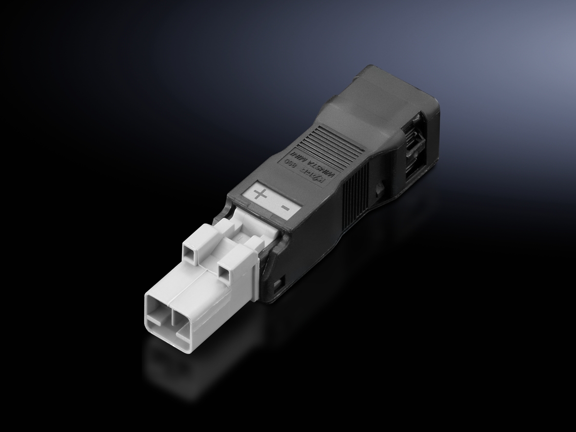 Rittal SZ Aansluitstekker bedr.2-p 24VDC VE=5 - Fri170309595 - 20132714