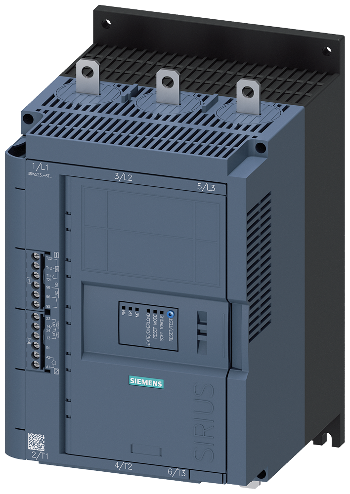 SIEMENS softstarter 200-480v 143a 24vac/dc 3RW52356TC04 - G ic03 xx 23030p - 9877943
