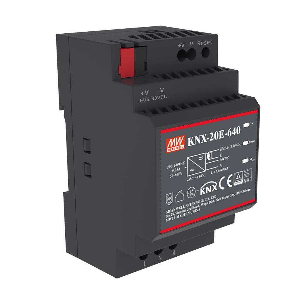 MEANWELL voeding knx systeem 640ma KNX-20E-640 - Knx 20e 640 - 11000554