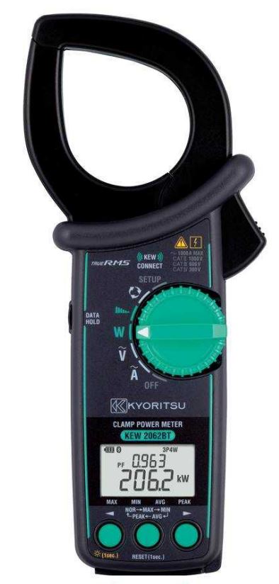 Kyoritsu Clamp Power Meter, 1000A/1000V (jaw:55mm) - Kyoritsu202062bt20afbeelding - 20037196