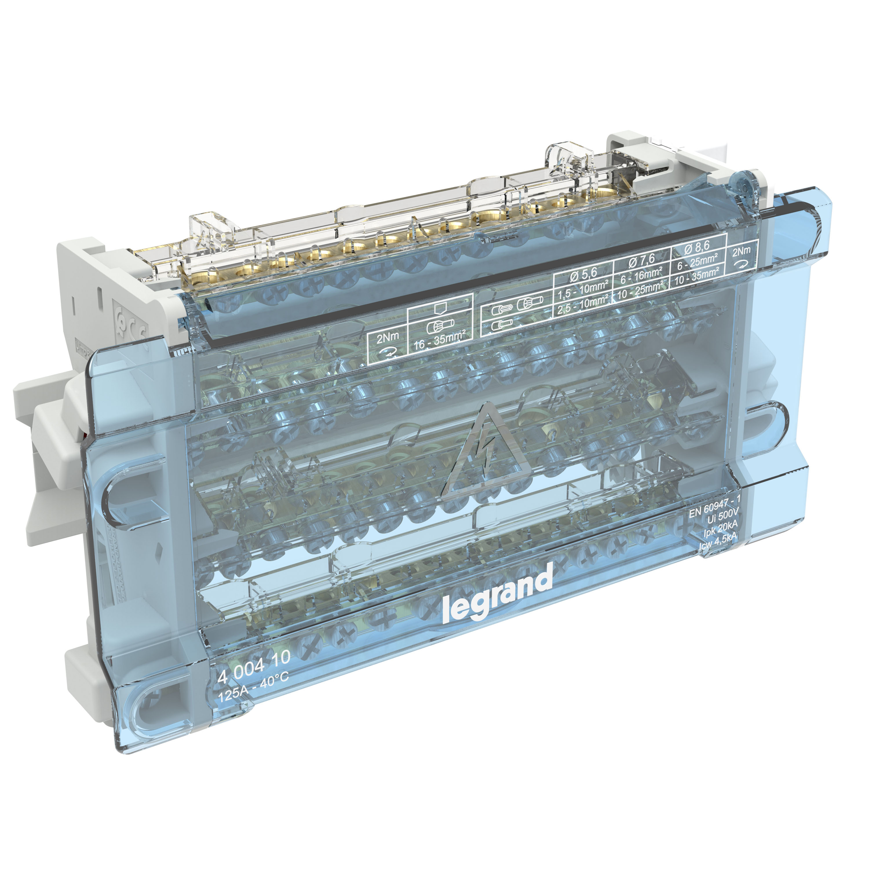 LEGRAND stroomverdeler 4p 125a 16 aansluitingen 400410 - Lg 400410 web r - 11002712