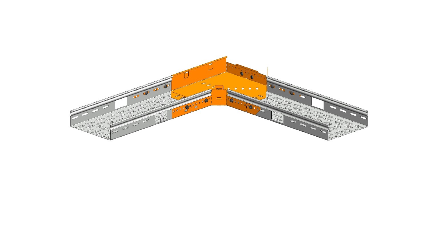 Legrand P31+ FP T-stuk of Hoekstuk (bocht) 90&deg; B100 H60 Sdz - Vlak hulpstuk - Lg 480151 web r - 20039431