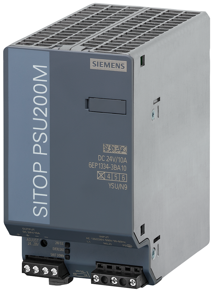 SIEMENS sitop psu200m 120/230v 24v 10a 6EP1334-3BA10 - P kt01 xx 01256p - 9877904