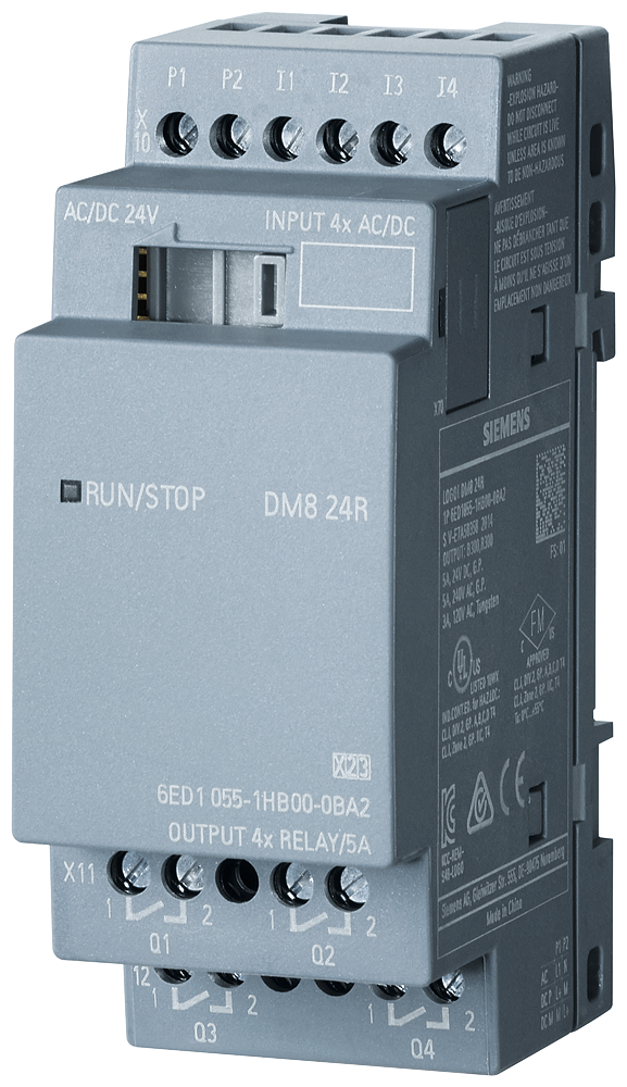 SIEMENS logo 24vdc dm8 6ED1055-1HB00-0BA2 - P st70 xx 06817p - 6292235