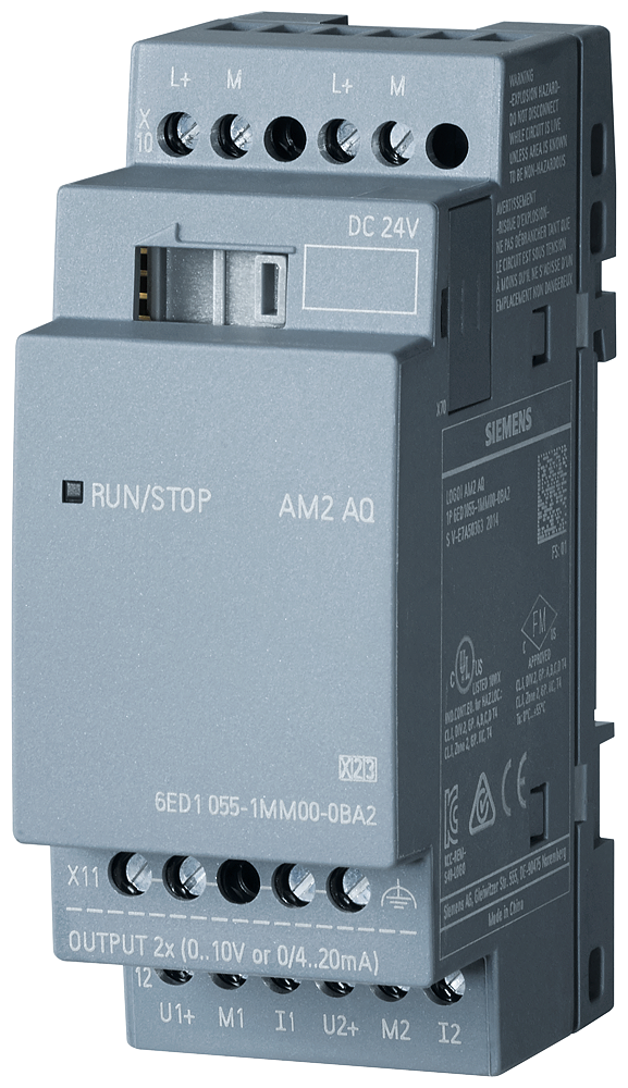 SIEMENS logo am2 aq 12-24vdc 6ED1055-1MM00-0BA2 - P st70 xx 06822p - 6292212